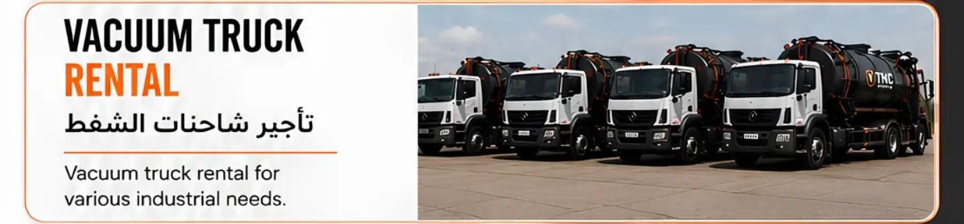 Vacuum Truck Rental تأجير شاحنات الشفط Vacuum Truck Rental تأجير شاحنات الشفط
