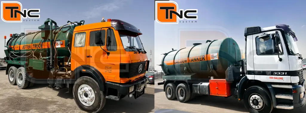 Vacuum Truck Rental  تأجير شاحنات الشفط